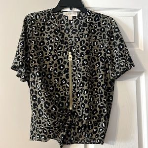 Michael Kors Tie front Blouse